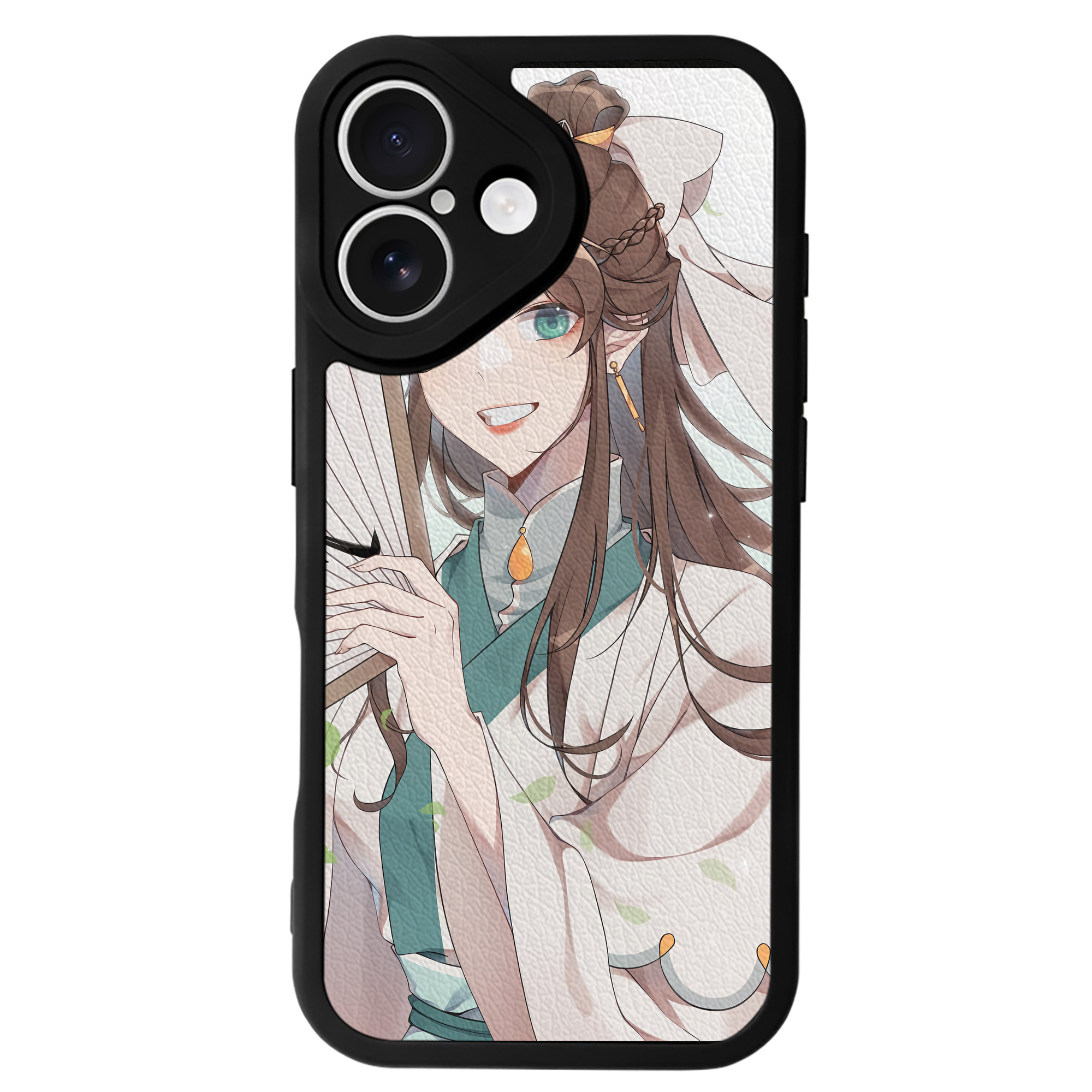 （画像用） 刀剣乱舞 Touken Ranbu 【iPhone 16シリーズ対応】シリコンスマホケース（レザー調） 材質：シリコン